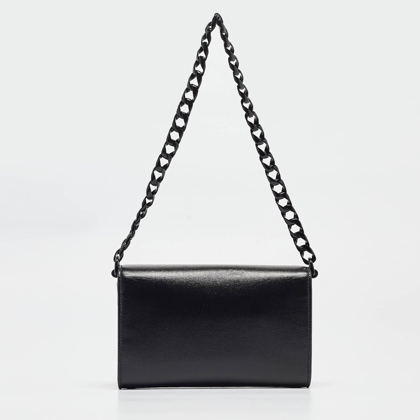 Luxury Gucci Trending 2025 Black Leather Mini Monochrome Horsebit 1955 Shoulder Bag..