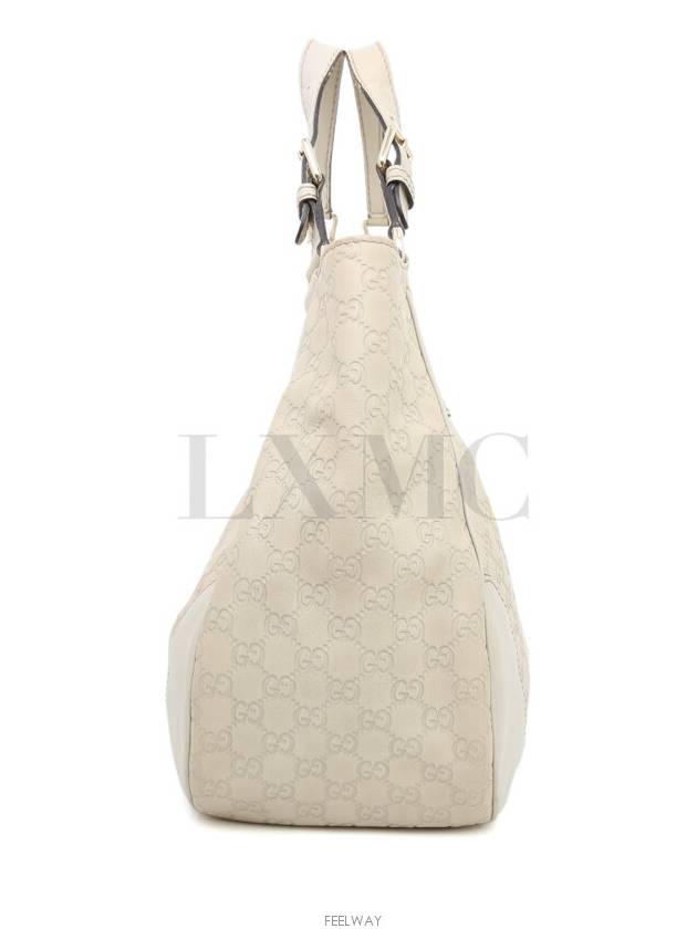Luxury Gucci Trending 2025 Seema GG logo shoulder tote bag 203504 white gold