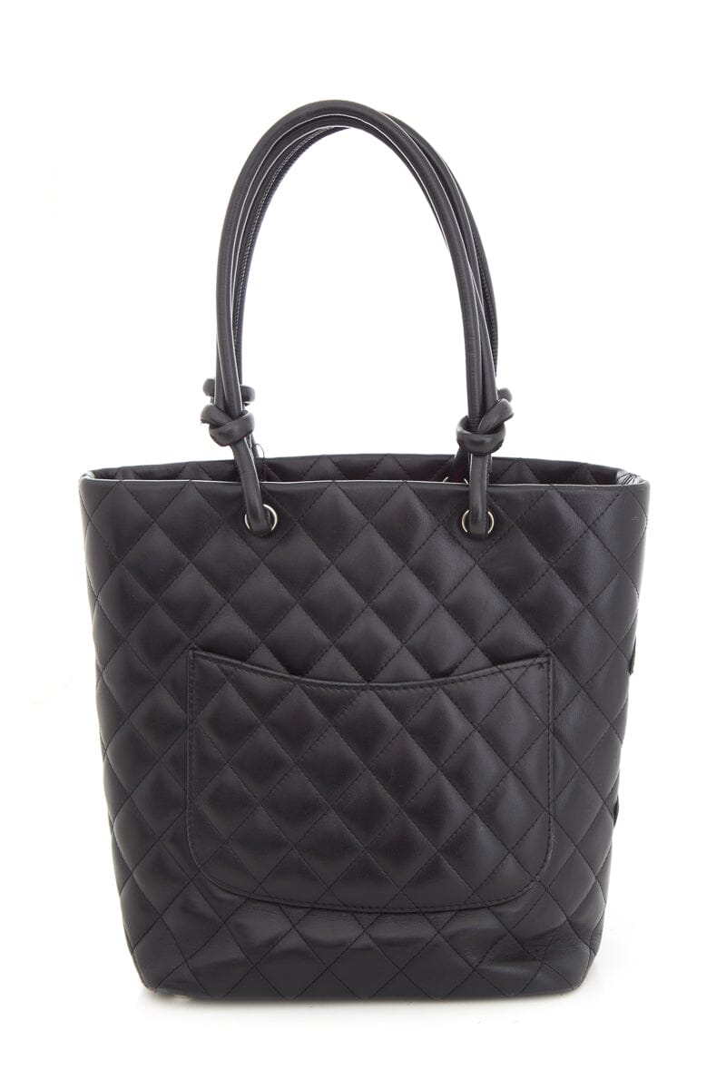 Luxury Chanel 2005/06 Black Ligne Cambon Quilted Handbag