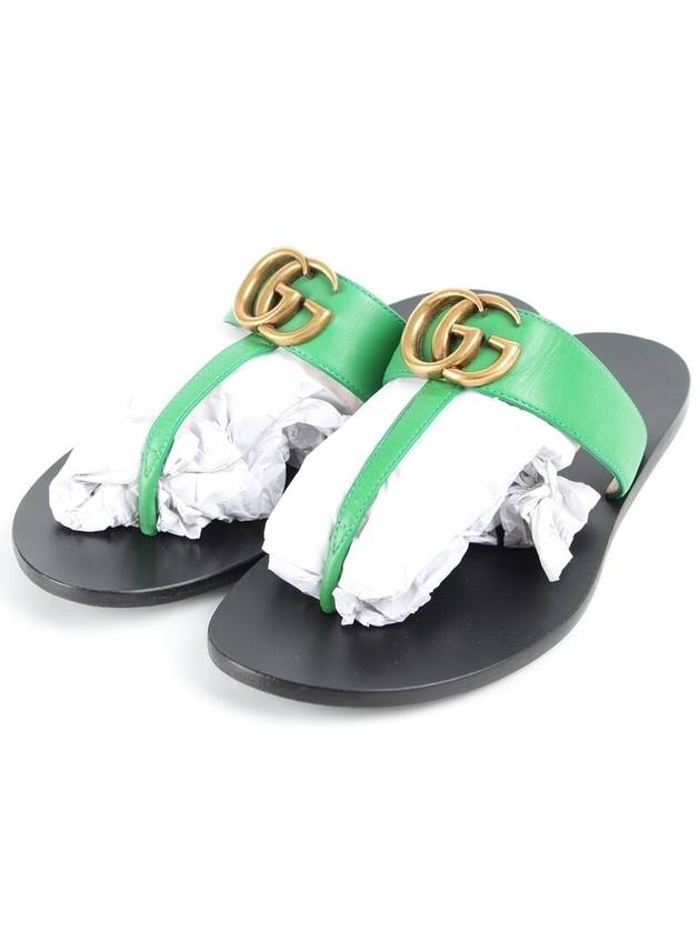 Luxury Gucci Trending 2025 Marmont flip flops 35 5 225