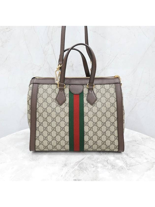 Luxury Gucci Trending 2025 Lux You GG Ophidia medium top handle bag