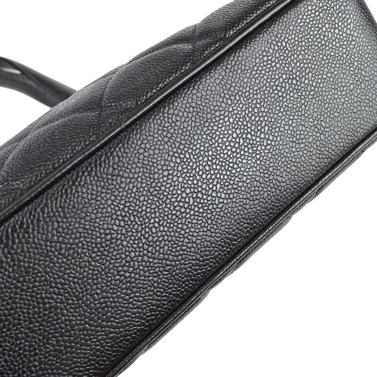 Luxury Chanel 1997-1999 Black Caviar Tote Handbag