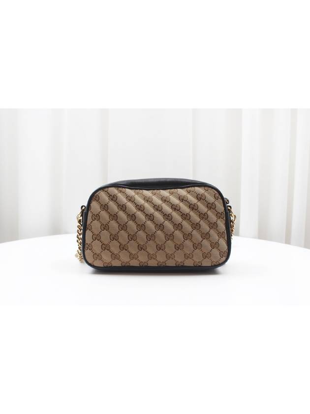 Luxury Gucci Trending 2025 GG Marmont Small Canvas Leather Quilted Cross Bag 447632