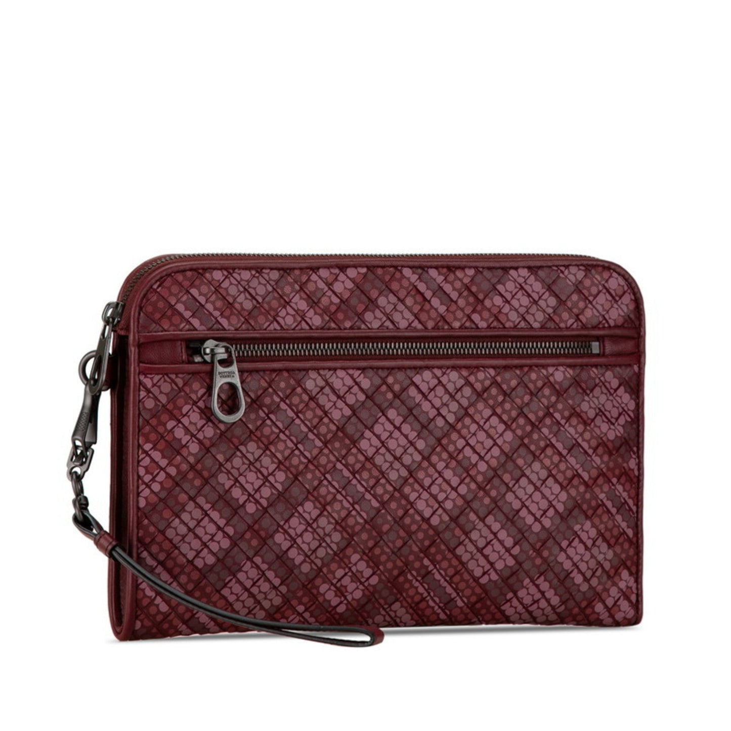 Luxury Bottega Veneta Intrecciato  Leather Clutch Bag ()