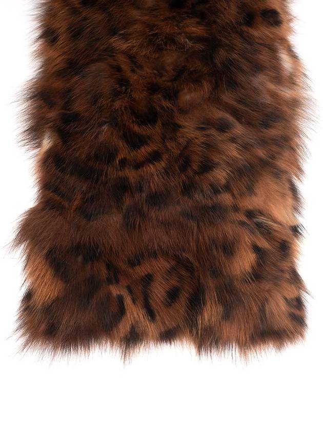 Luxury Saint Laurent Muffler Scarf 5840963YC612760 AI19 LIGHT BROWN