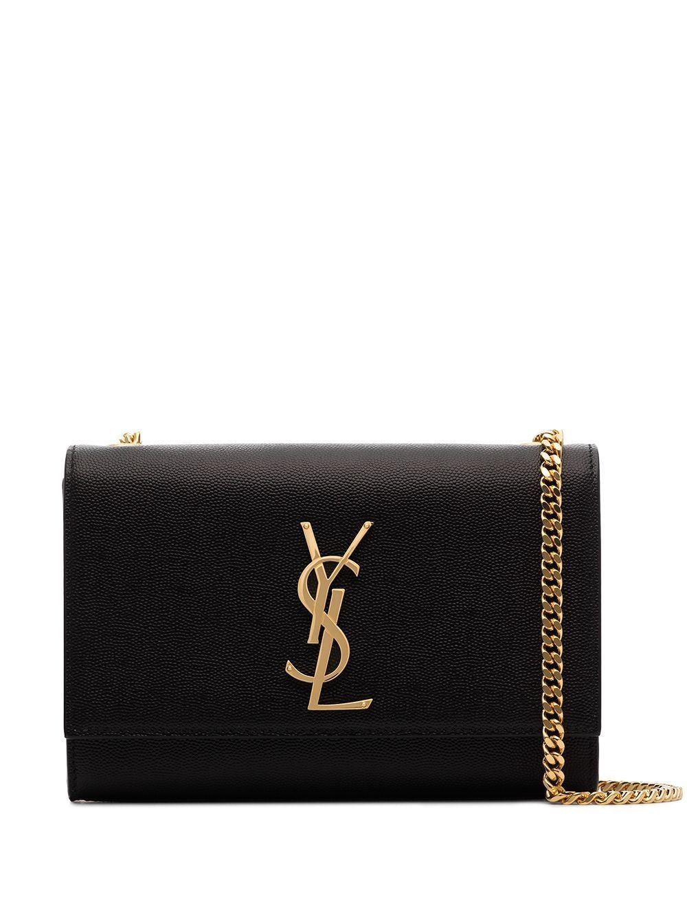 Luxury Saint Laurent Women's Kate Small Bag in Nero | 469390BOW0J