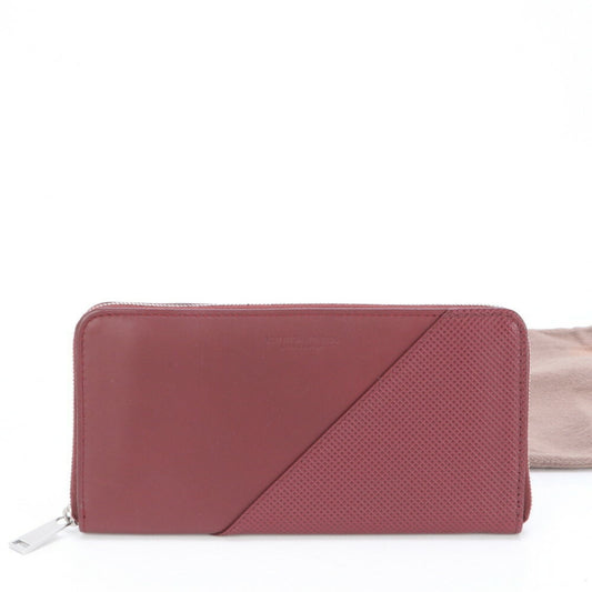 Luxury Bottega Veneta  Leather Coated Canvas Long Wallet (Bi-Fold) ()