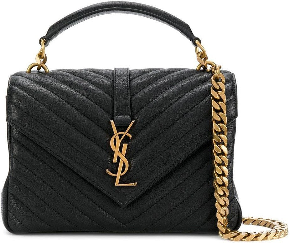 Luxury Saint Laurent Women's College Medium Bag in Black | 600279BRM07