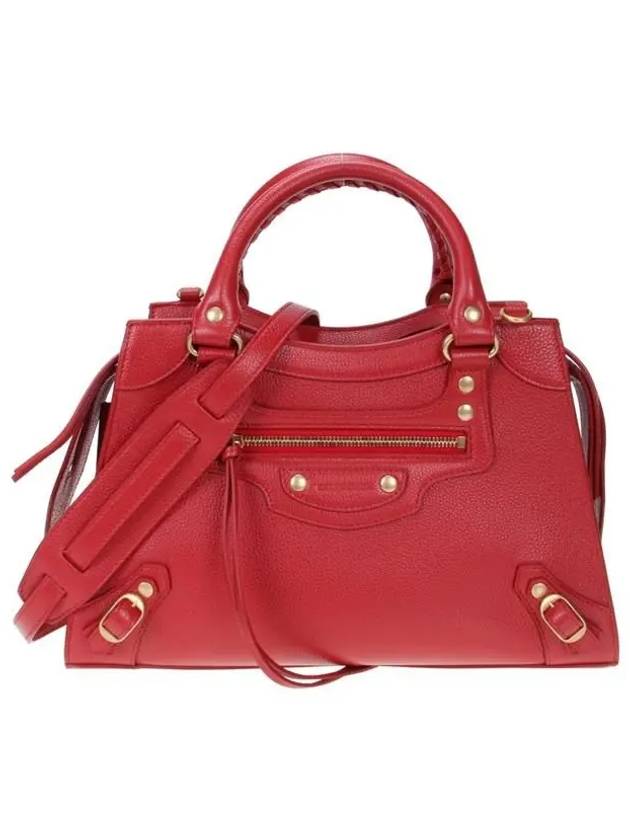 Luxury Balenciaga Neo Classic Small Tote Bag Red