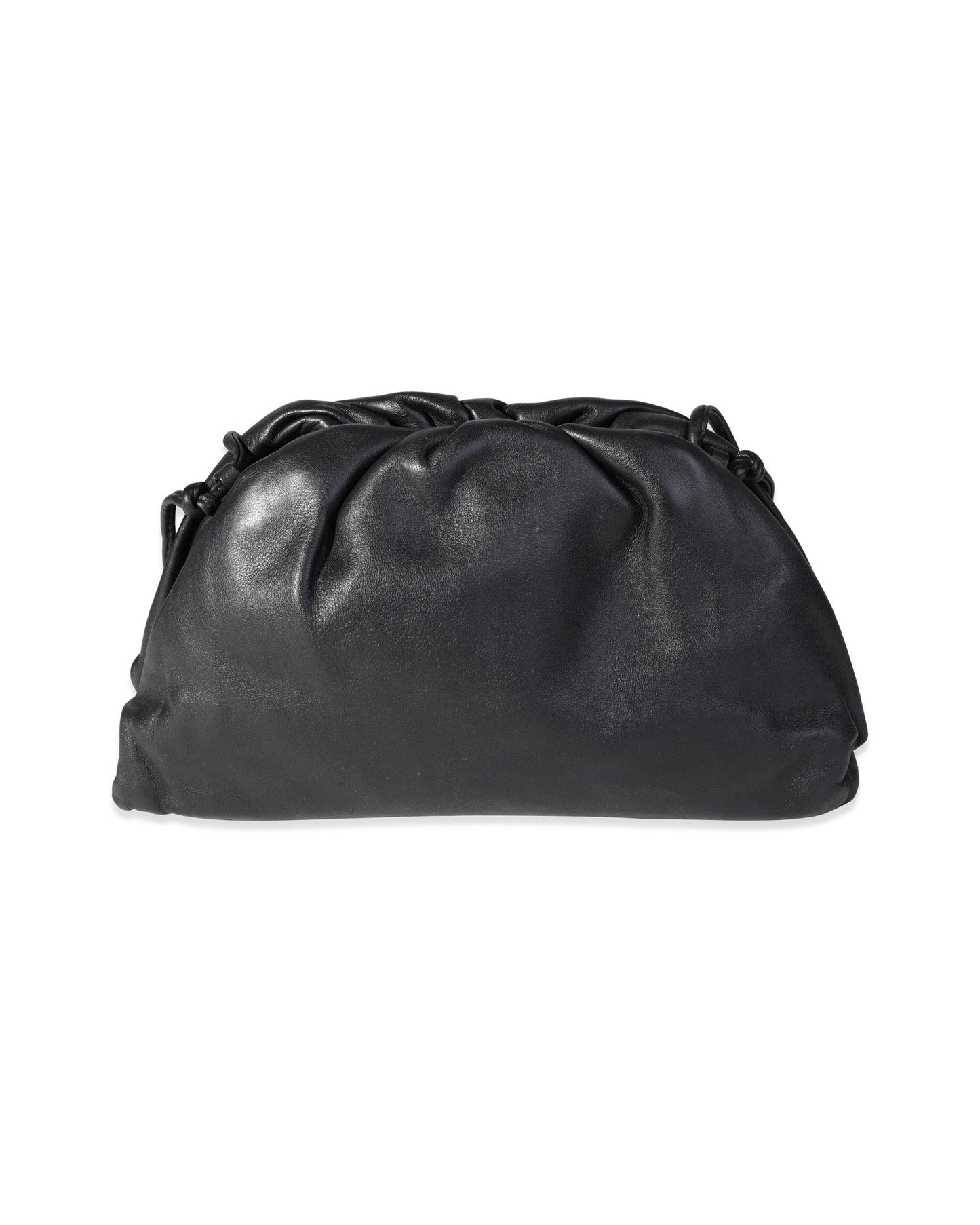 Luxury Bottega Veneta Black Calfskin Mini Pouch Bag