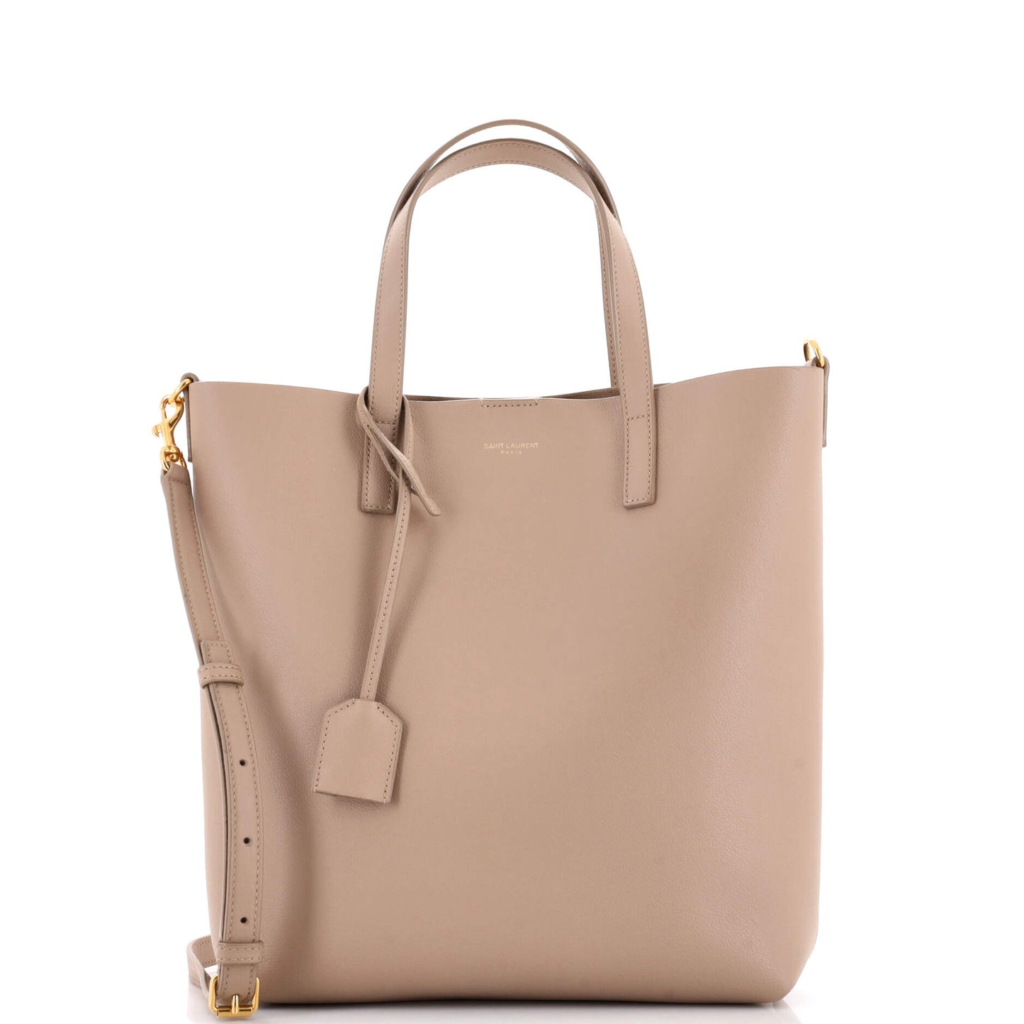 Luxury Saint Laurent Shopper Tote Leather Toy