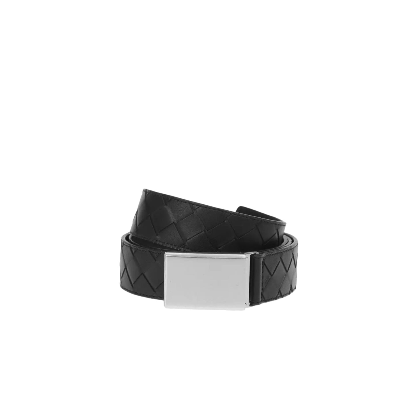 Luxury Bottega Veneta Intrecciato Woven Belt