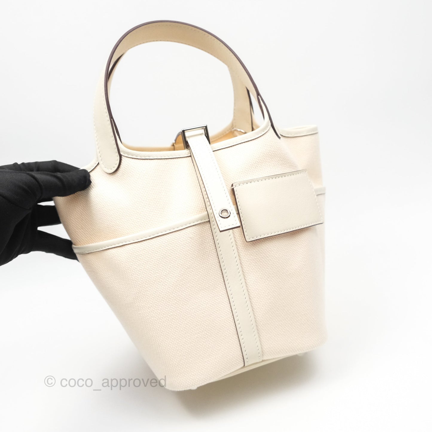 Hermès Picotin Lock 18 Cargo Pockets Nata I2 Palladium Hardware