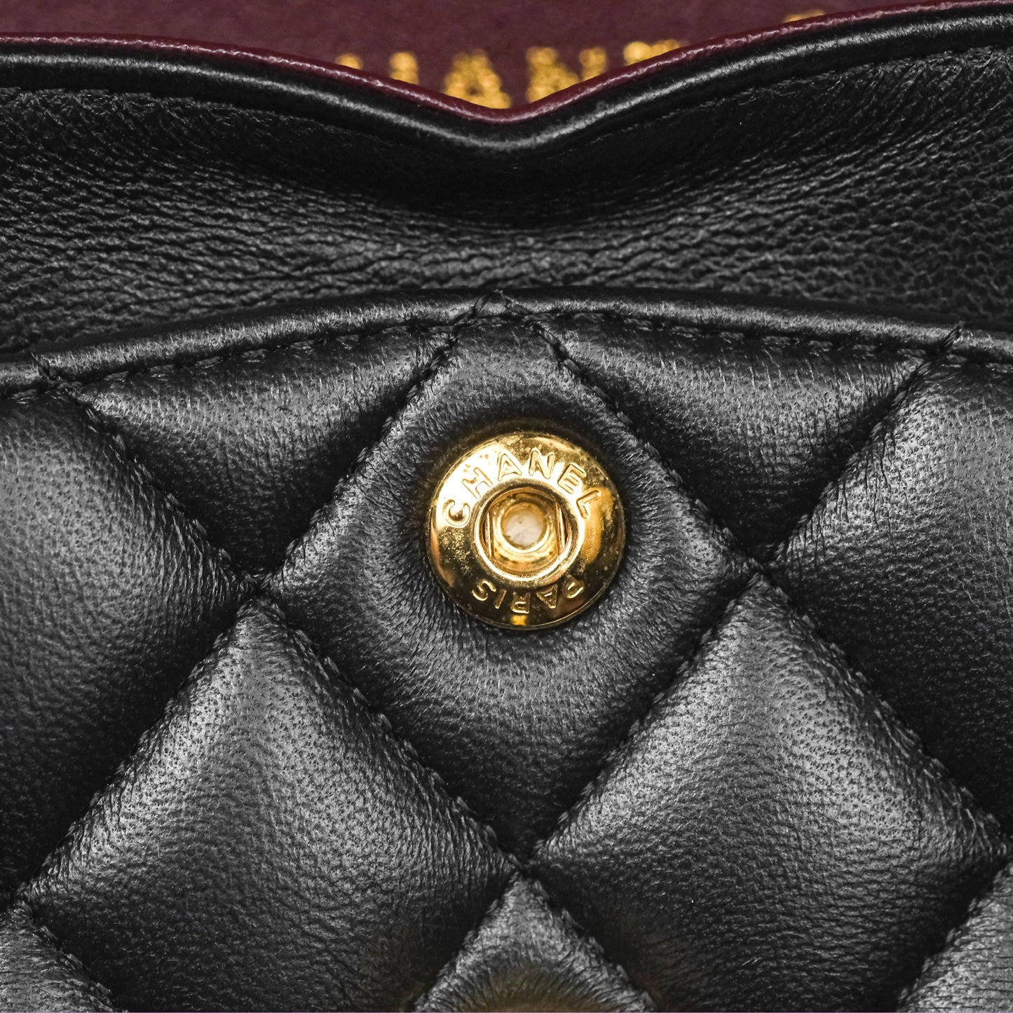 Chanel Small Classic Quilted Flap Black Lambskin Gold Hardware