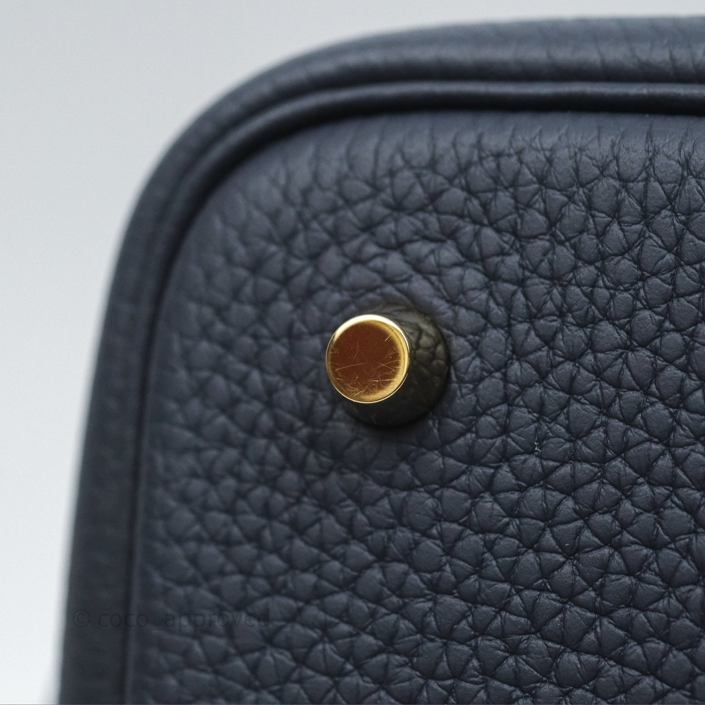 Hermès Picotin Lock 22 Casaque Vert Cyprès 6O/ Bleu Nuit 2Z/ Black Noir 89 Clemence Gold Hardware