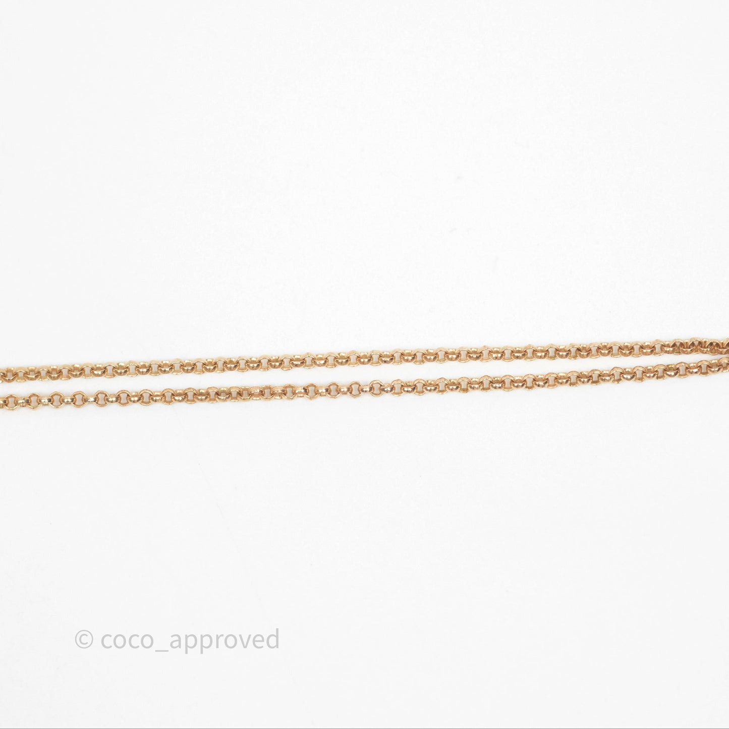 Hermès Kelly Clochette Necklace Small Model Rose Gold