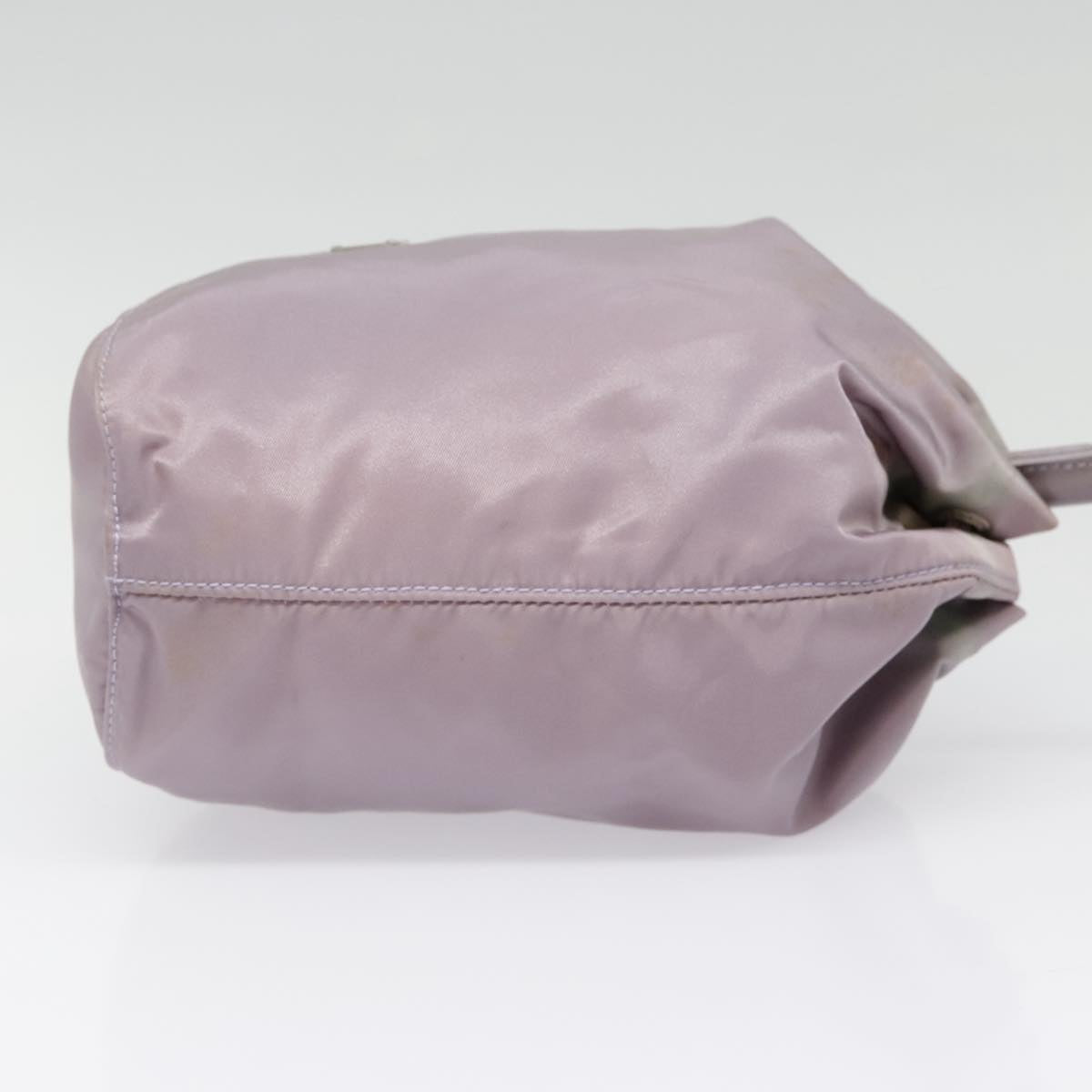 Luxury Prada Pouch Nylon Purple Silver  90239