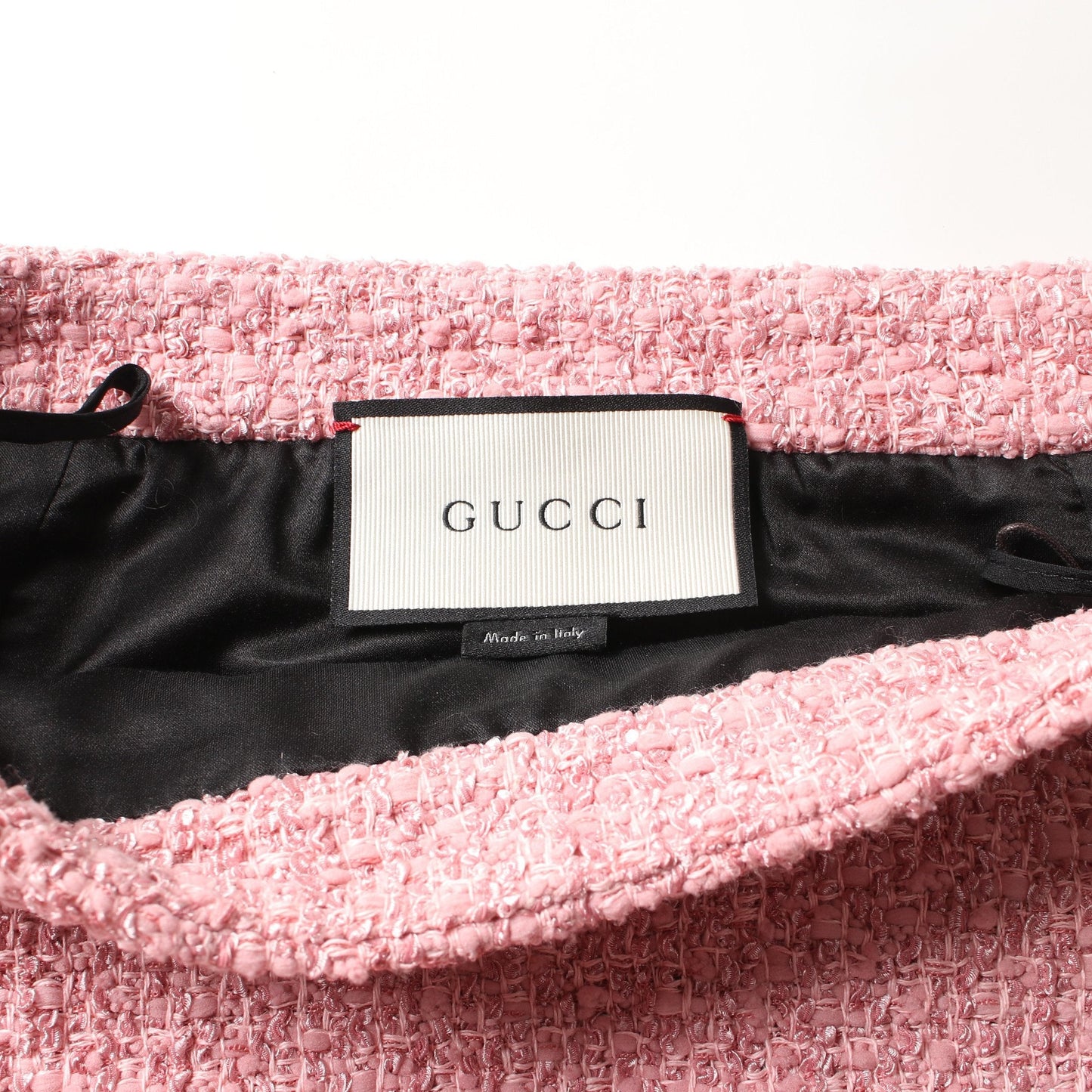 Luxury Gucci Trending 2025 Skirt Tweed Mink fur Pink