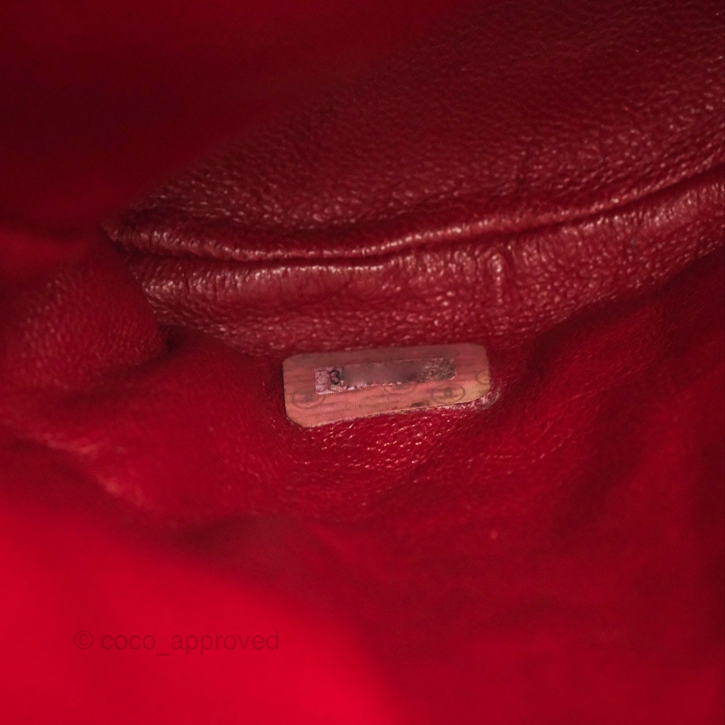 Chanel Vintage CC Duma Backpack Red Lambskin 24K Gold Hardware