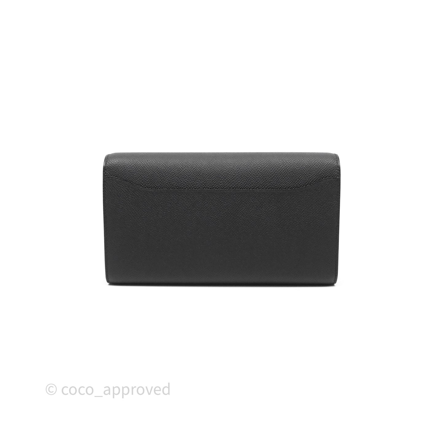 Hermès Constance Long To Go Wallet Black Noir 89 Epsom Gold Hardware