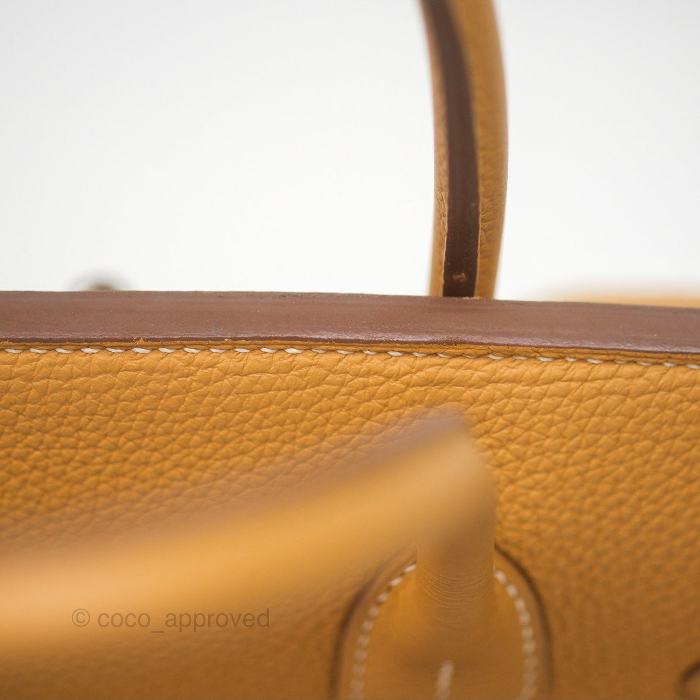 Hermès Birkin 30 Retourne Nature Sable 21 Togo Palladium Hardware