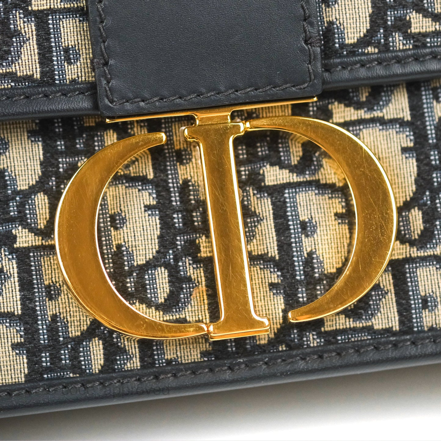 Dior 30 Montaigne Bag Blue Dior Oblique Jacquard