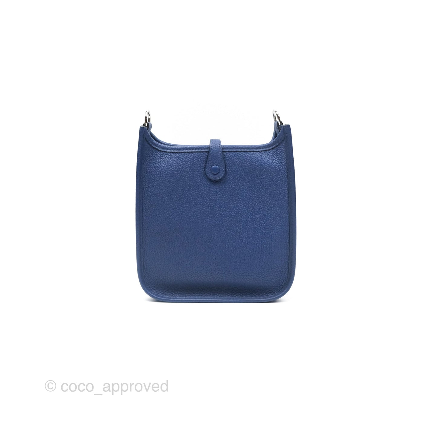 Hermès Mini Evelyne 16 Bleu Saphir/ Bleu Indigo TM Palladium Hardware