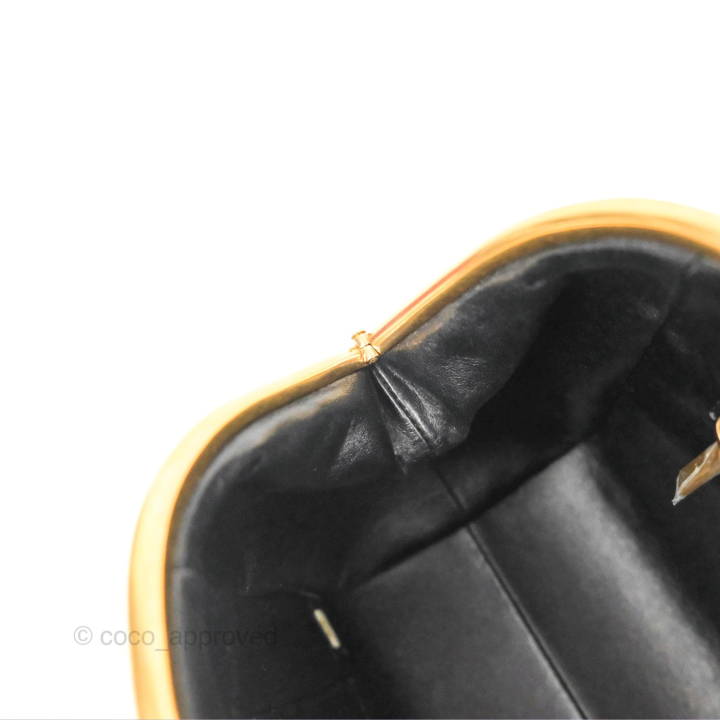 Chanel Paris Rome Colosseum Lock Bag Black Calfskin Antique Gold