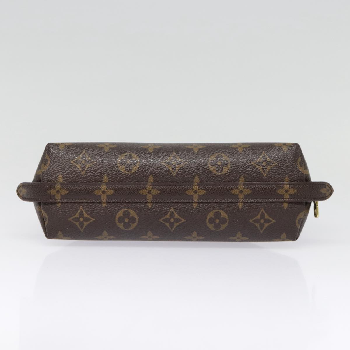 LOUIS VUITTON Monogram Trousse Demi Ronde Cosmetic Pouch M47520 LV 90331