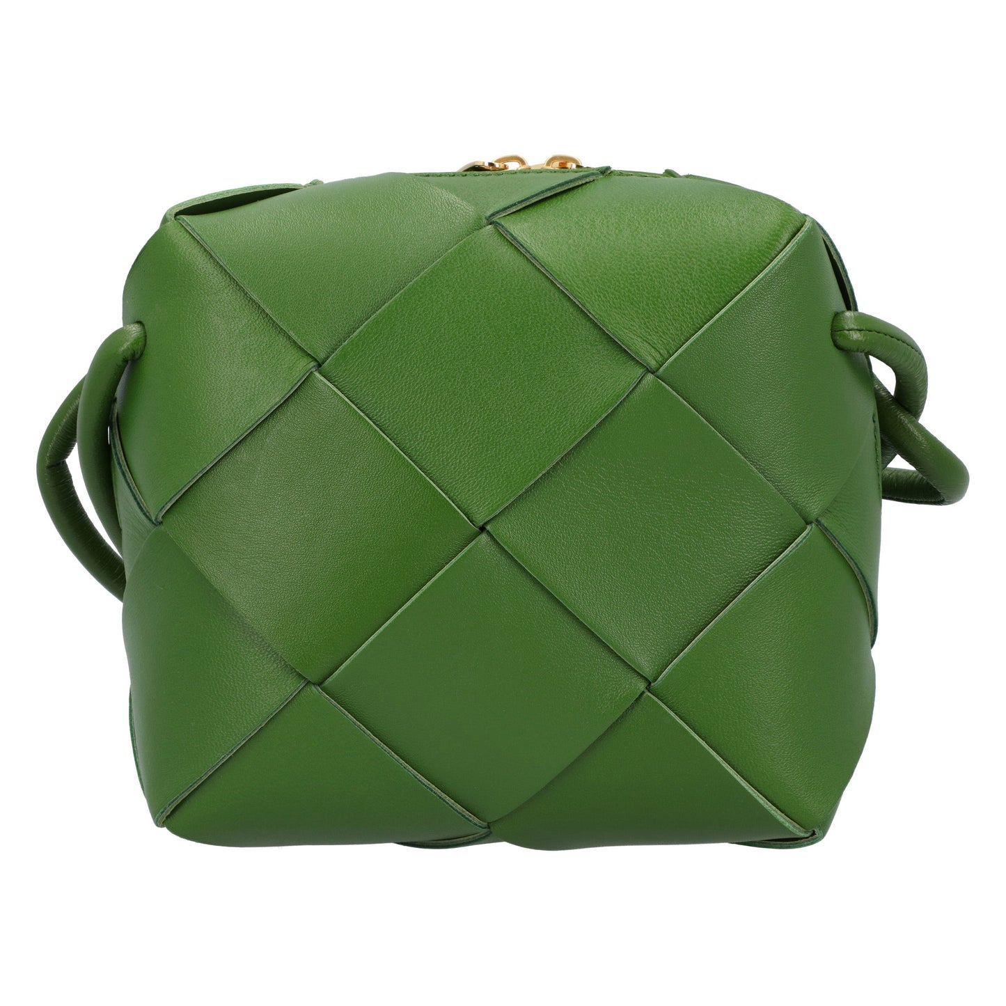 Luxury Bottega Veneta Mini Cassette Camera Bag green
