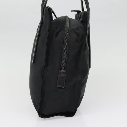 Luxury Prada Tote Bag Nylon Black Silver  90412