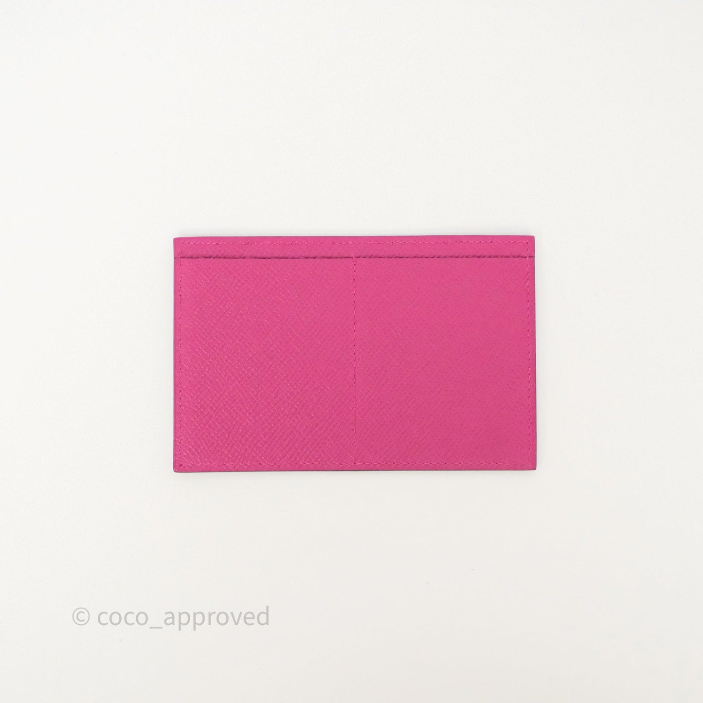 Hermès Passant Compact Wallet Epsom Purple