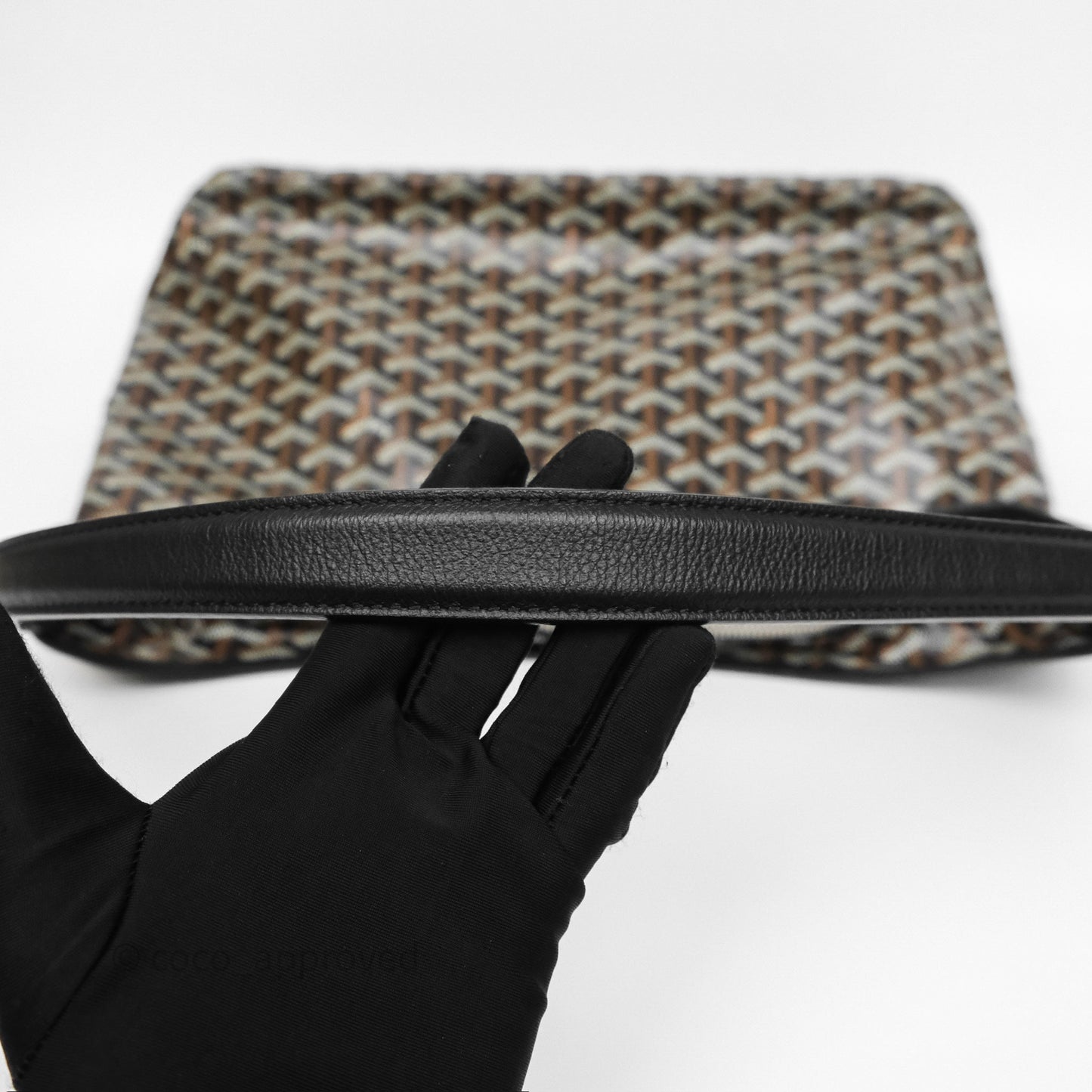 Goyard Bohème Hobo Bag Black Goyardine Canvas