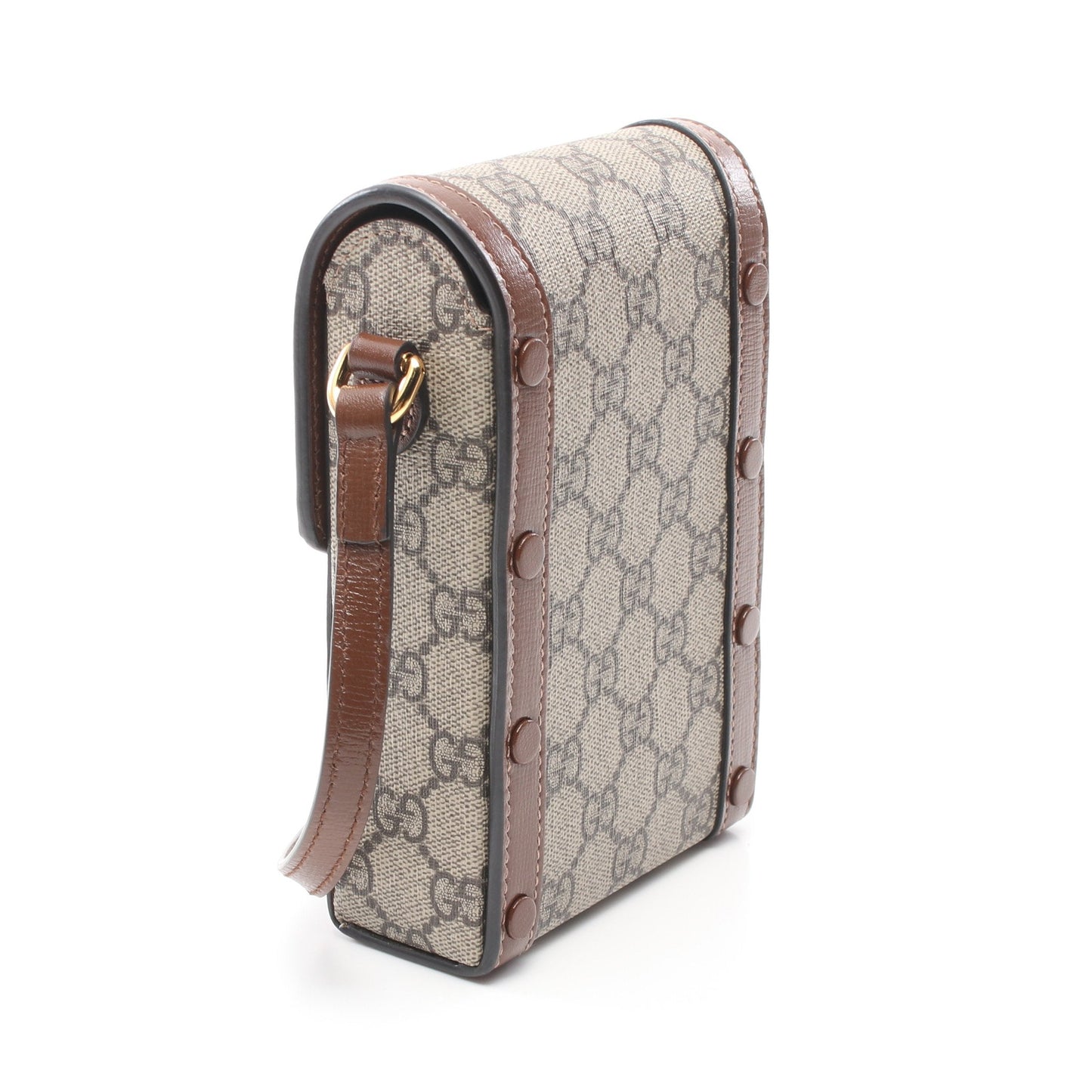 Luxury Gucci Trending 2025 Horsebit 1955 Mini bag GG Supreme Shoulder bag PVC Leather Beige Brown