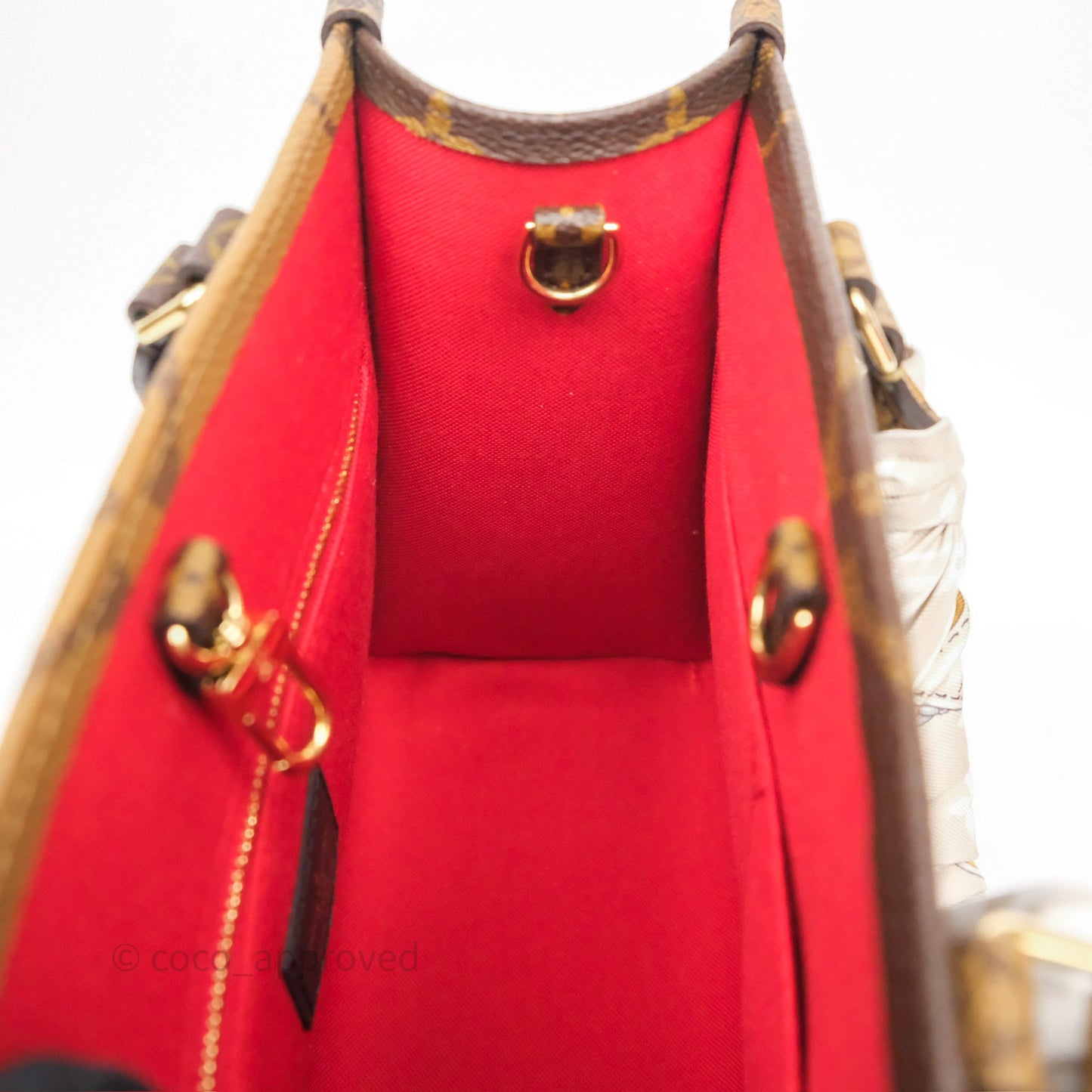 Louis Vuitton OnTheGo PM in Monogram Reverse Canvas