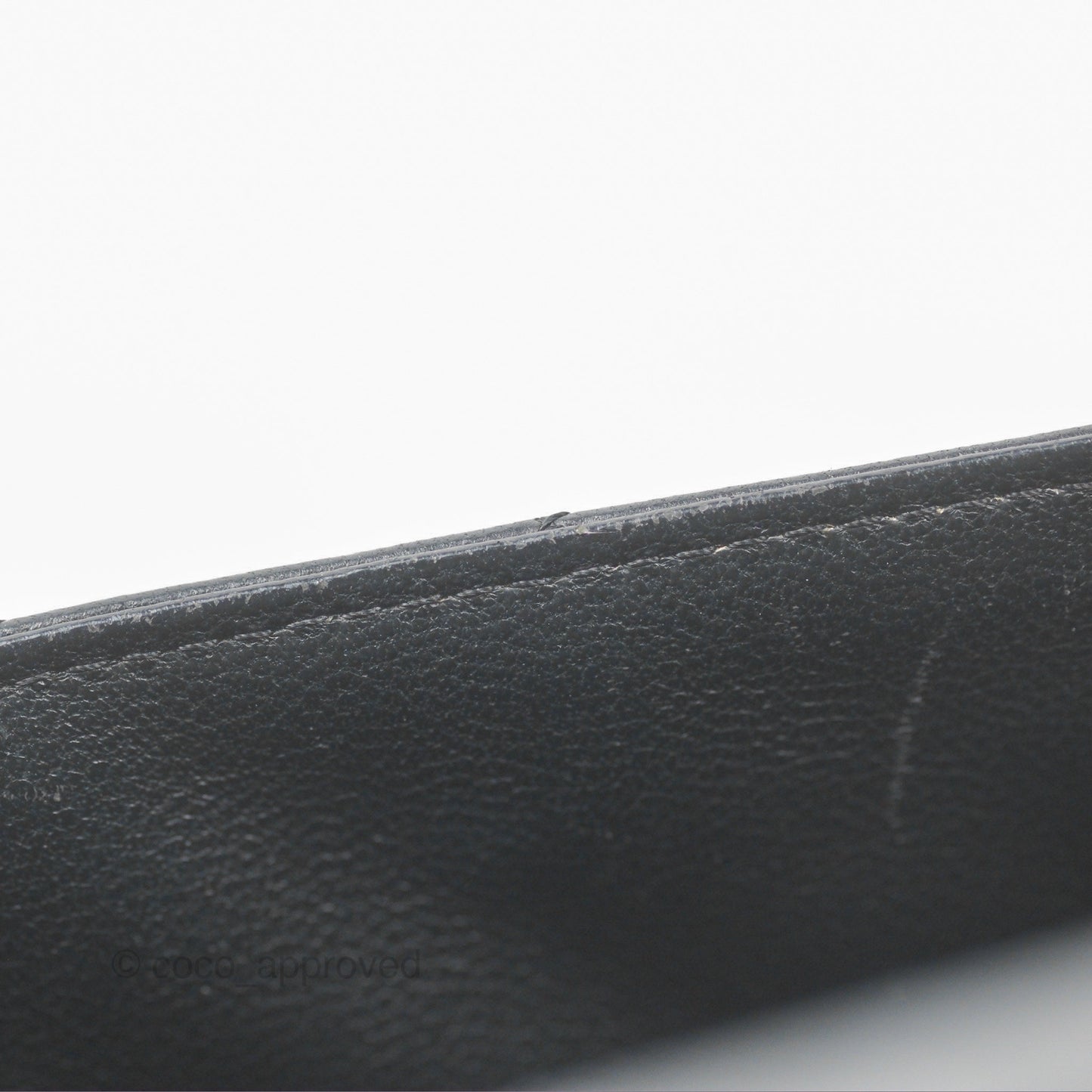 Chanel Quilted Mini Rectangular Flap Black Lambskin Silver Hardware