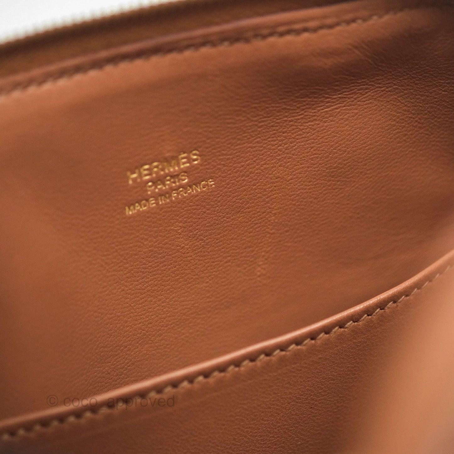 Hermès Bolide Mini 1923 Quebracho 2J Chevre Mysore Gold Hardware