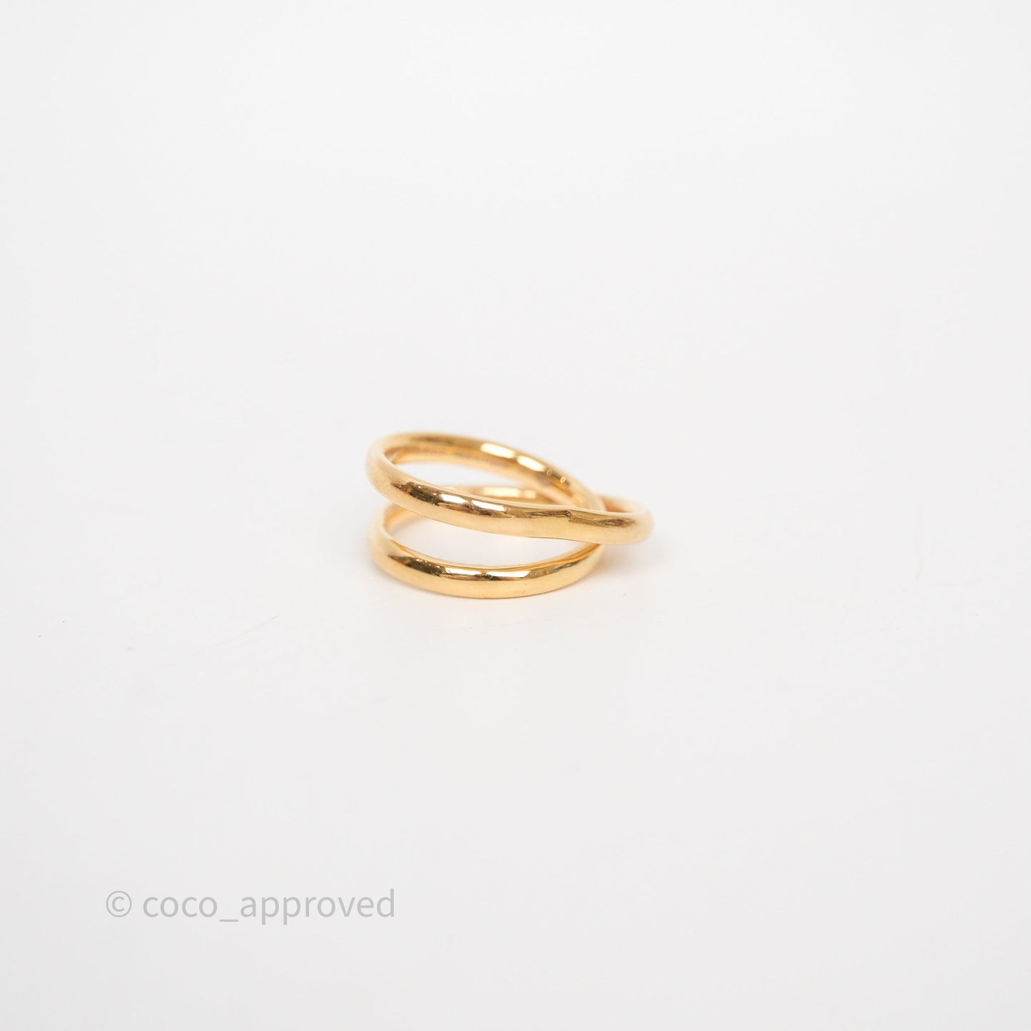 Hermès Vertige Coeur Gold Ring 51MM