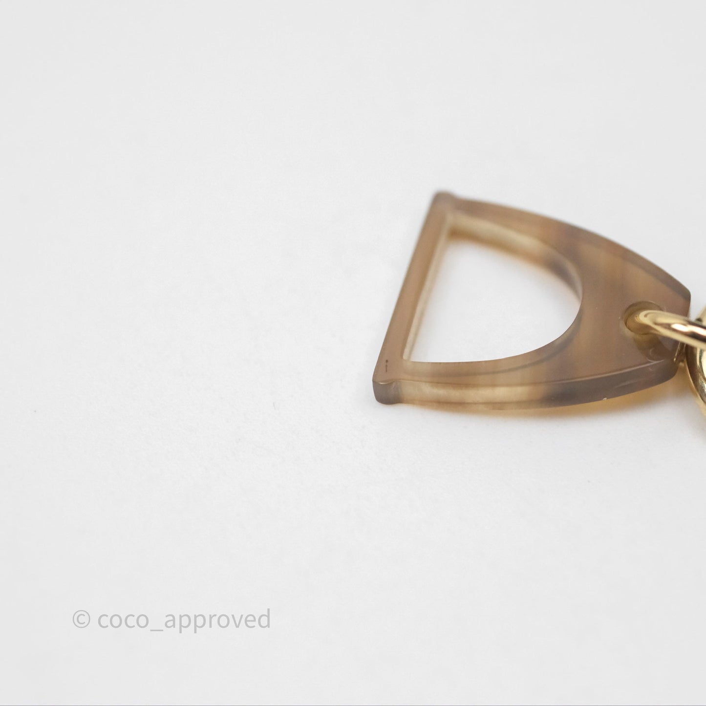 Hermès Amulette Equestre Earrings Gold Tone