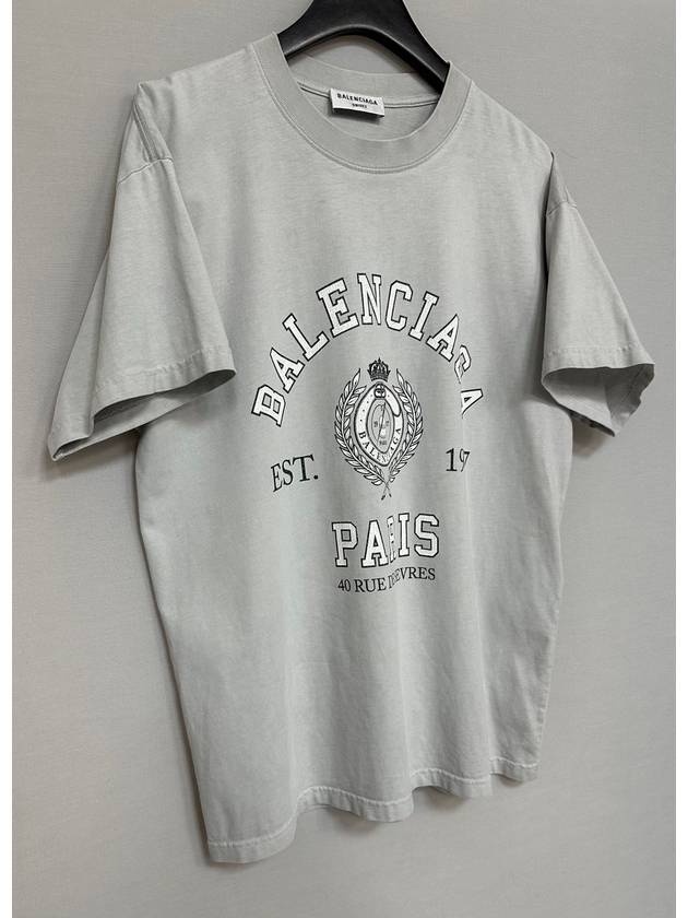Luxury Balenciaga College 1917 Short Sleeve T Shirt 100