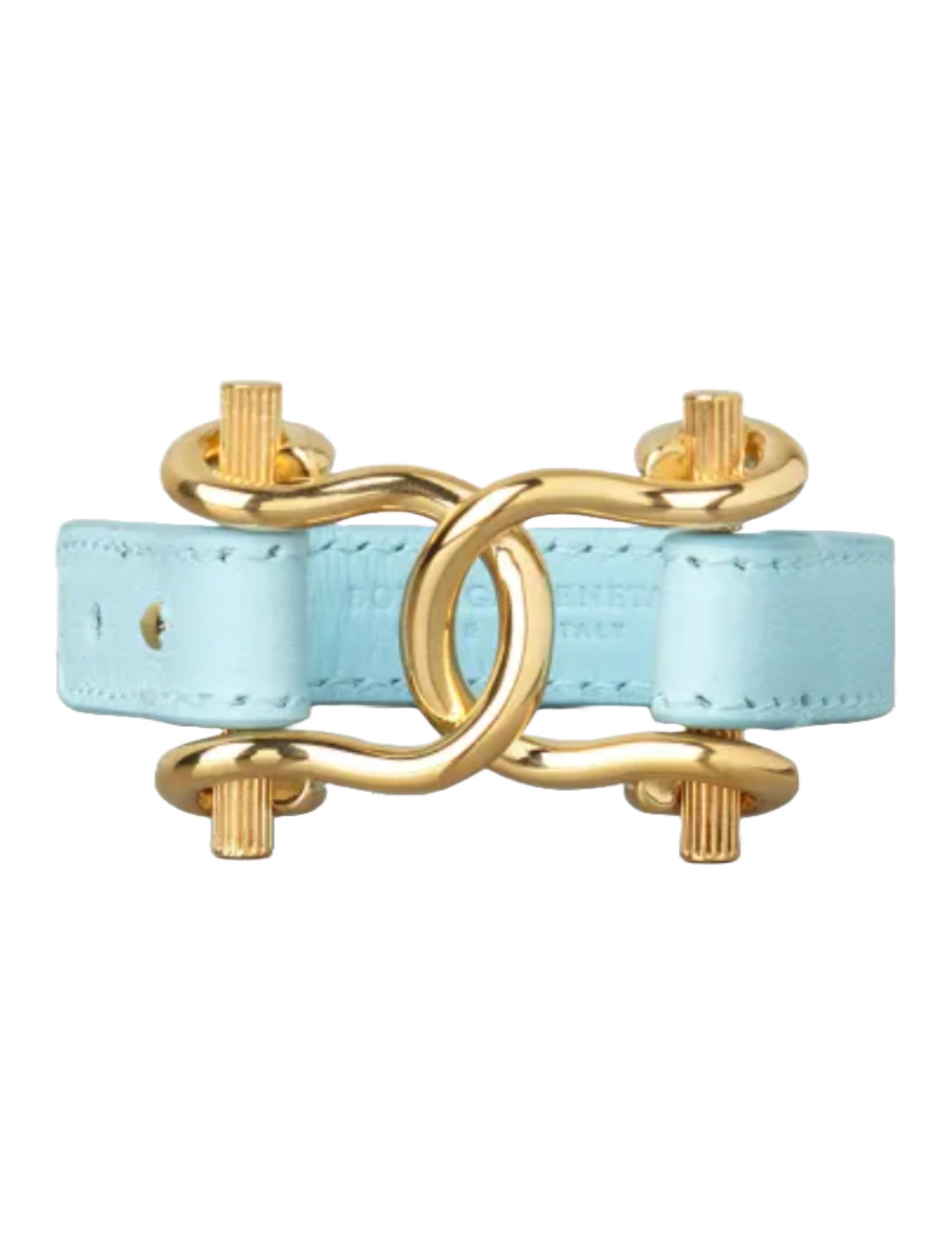 Luxury Bottega Veneta Gold-Plated Sterling Silver And Nappa Lambskin Bracelet