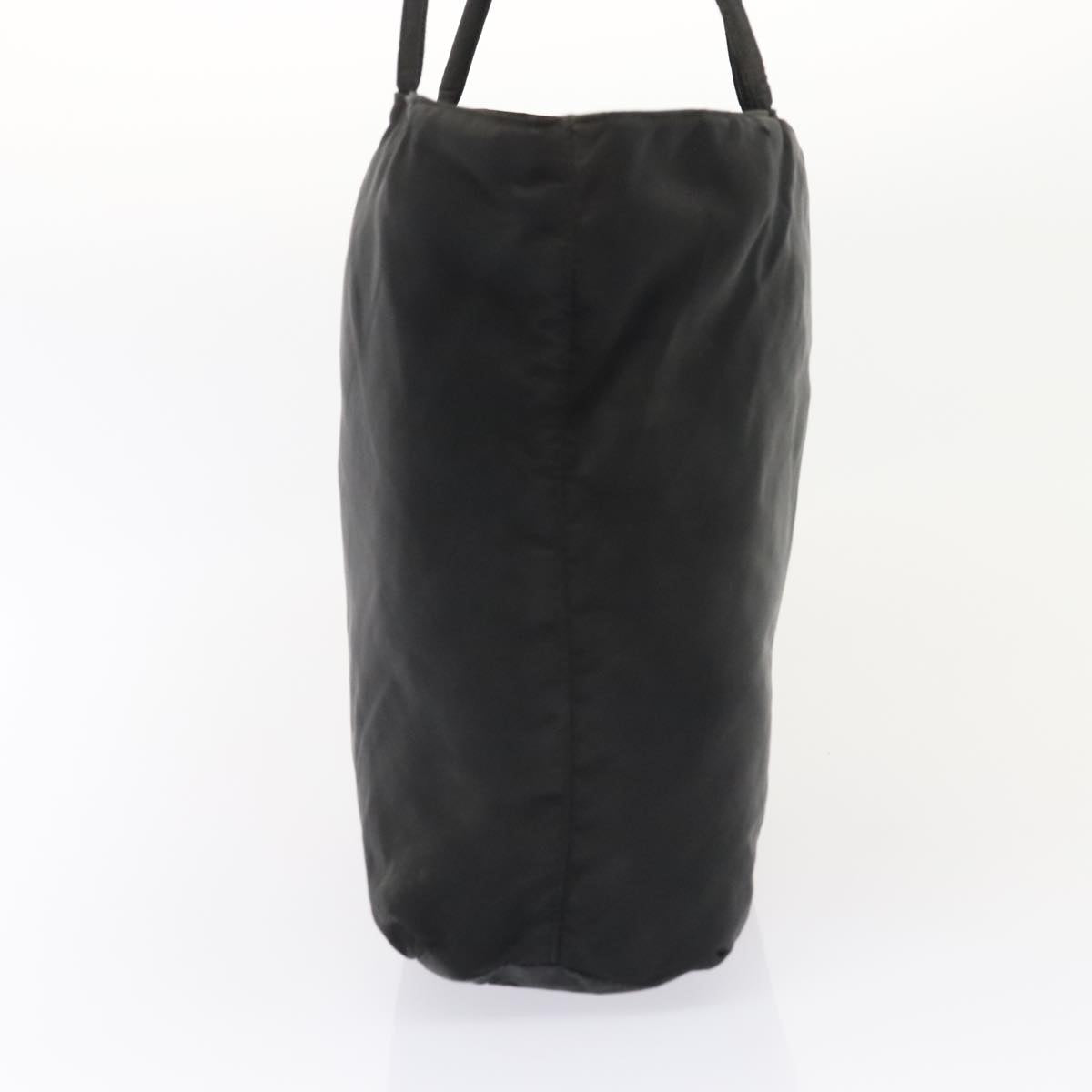 Luxury Prada Tote Bag Nylon Black Silver  90581
