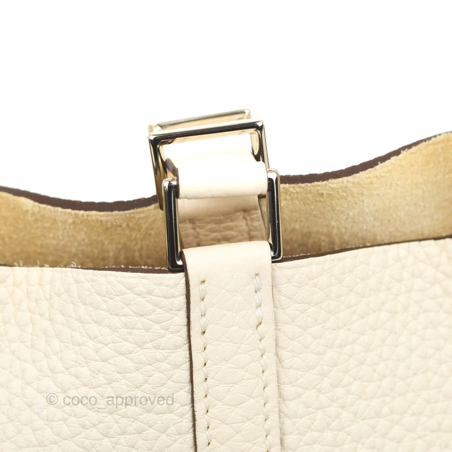 Hermès Picotin Lock 18 Nata Clemence Palladium Hardware