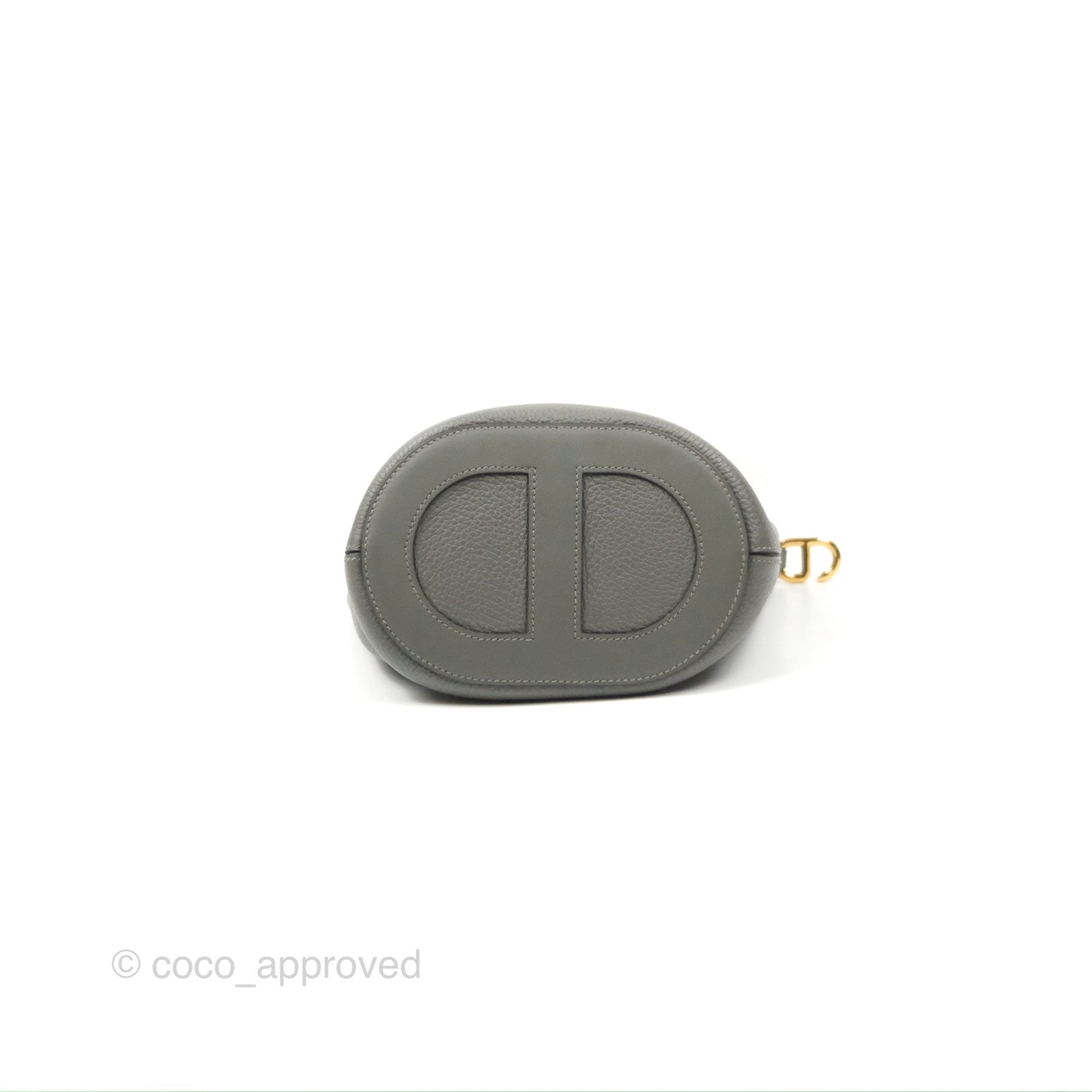Hermes In-The-Loop 18 Gris Meyer 0L Clemence Gold Hardware