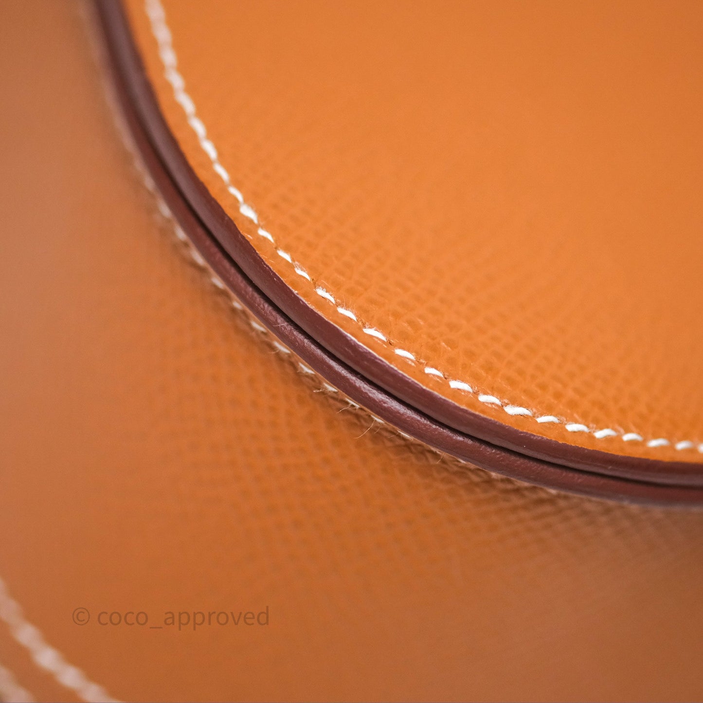 Hermès Della Cavalleria Mini Bag Gold 37 Epsom Palladium Hardware