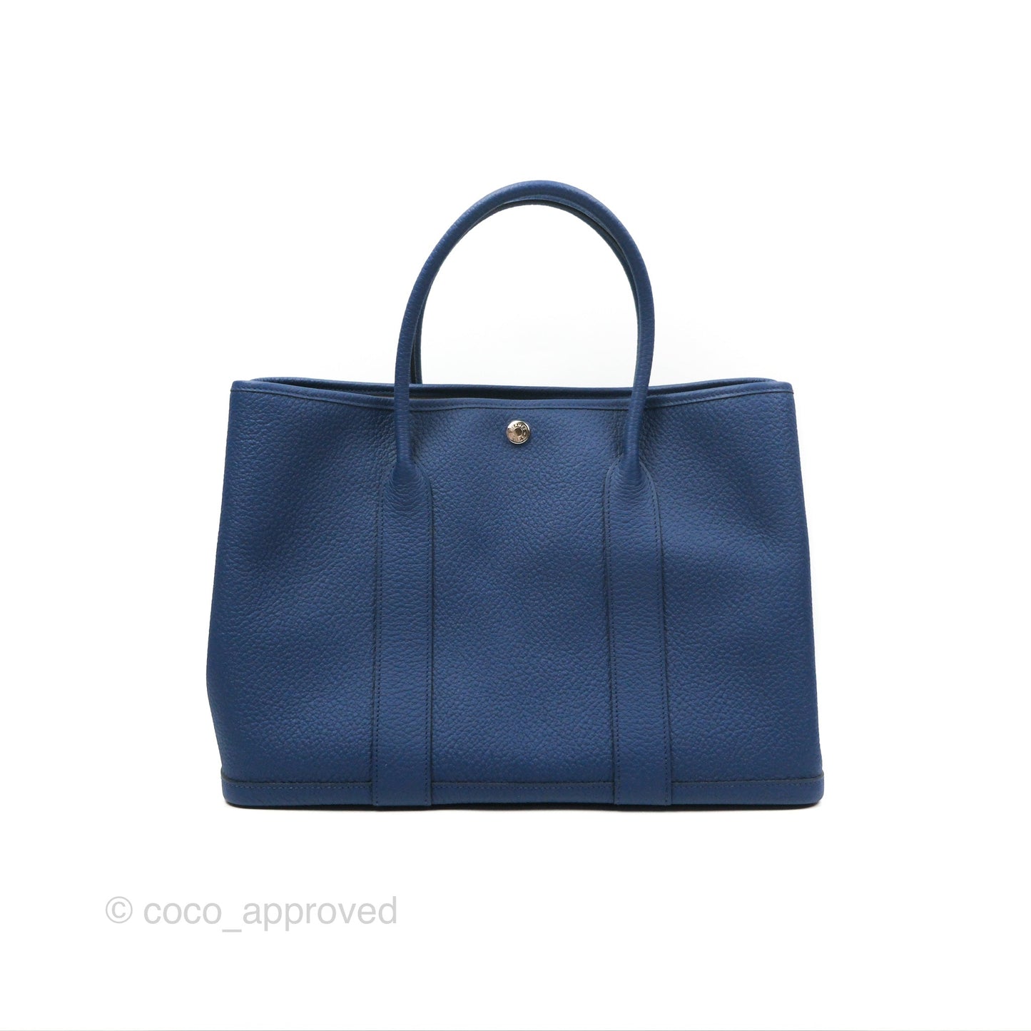 Hermès Garden Pouch 36 Bleu Saphir/ Bordeaux/ Bleu Marine