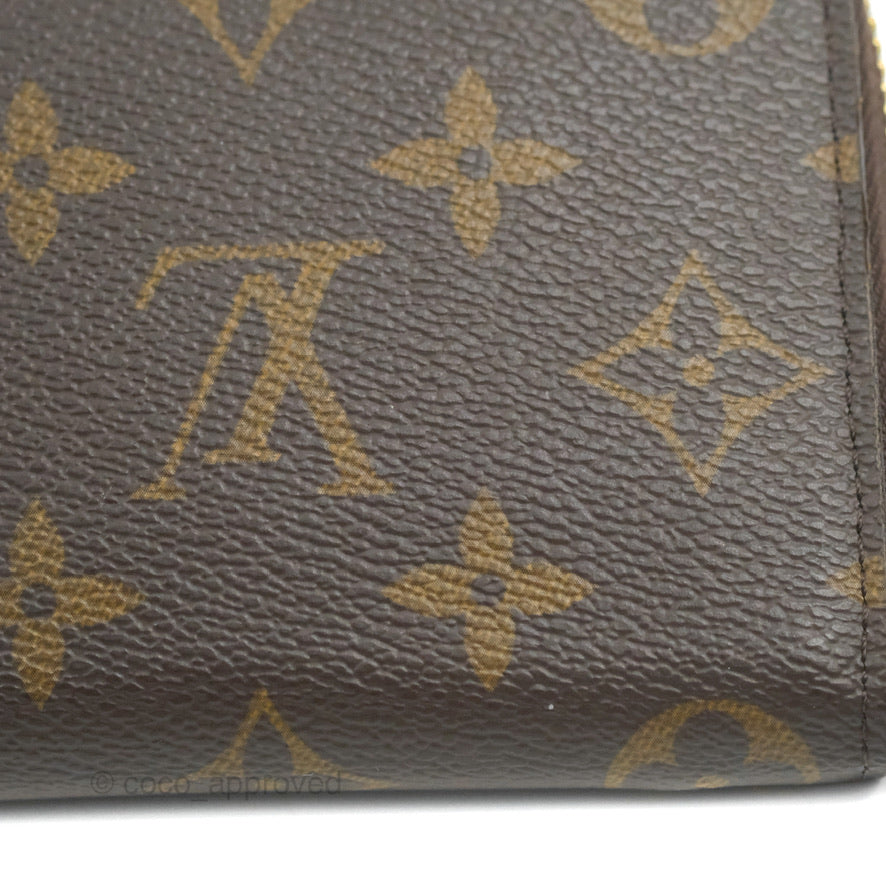 Louis Vuitton Clémence Wallet Monogram Canvas Fuchsia