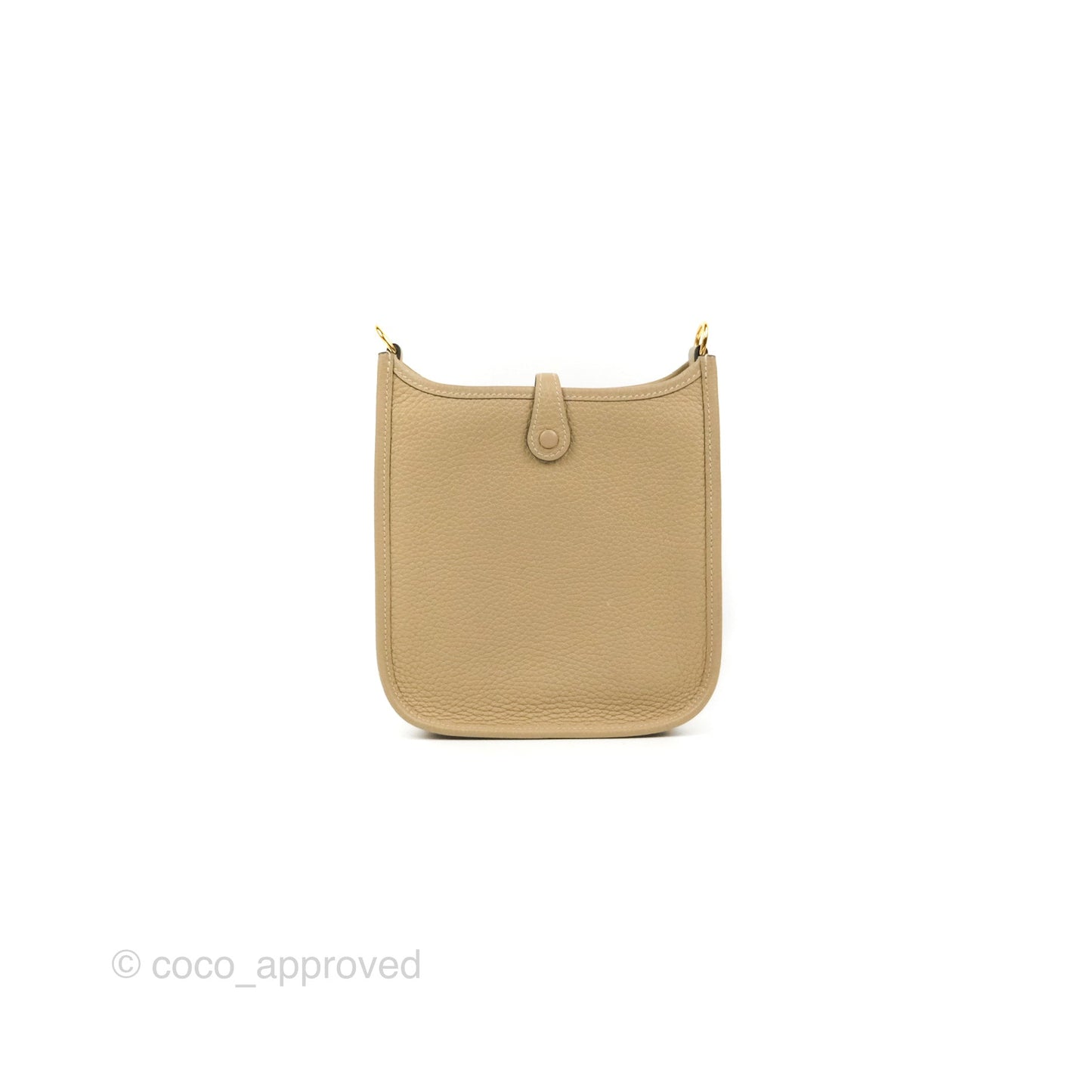 Hermès Mini Evelyne 16 Trench Clemence Gold Hardware