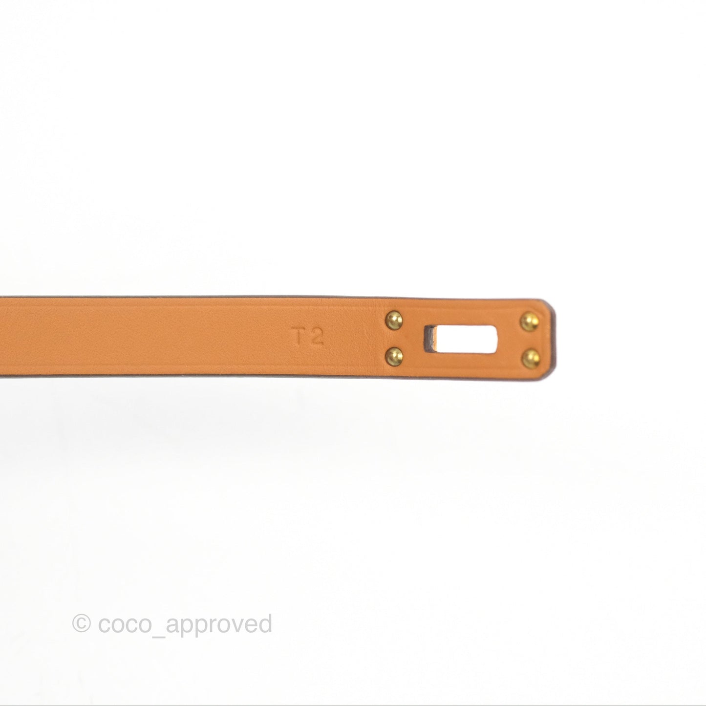 Hermès Mini Kelly Double Tour Bracelet Etoupe Swift Rose Gold Hardware