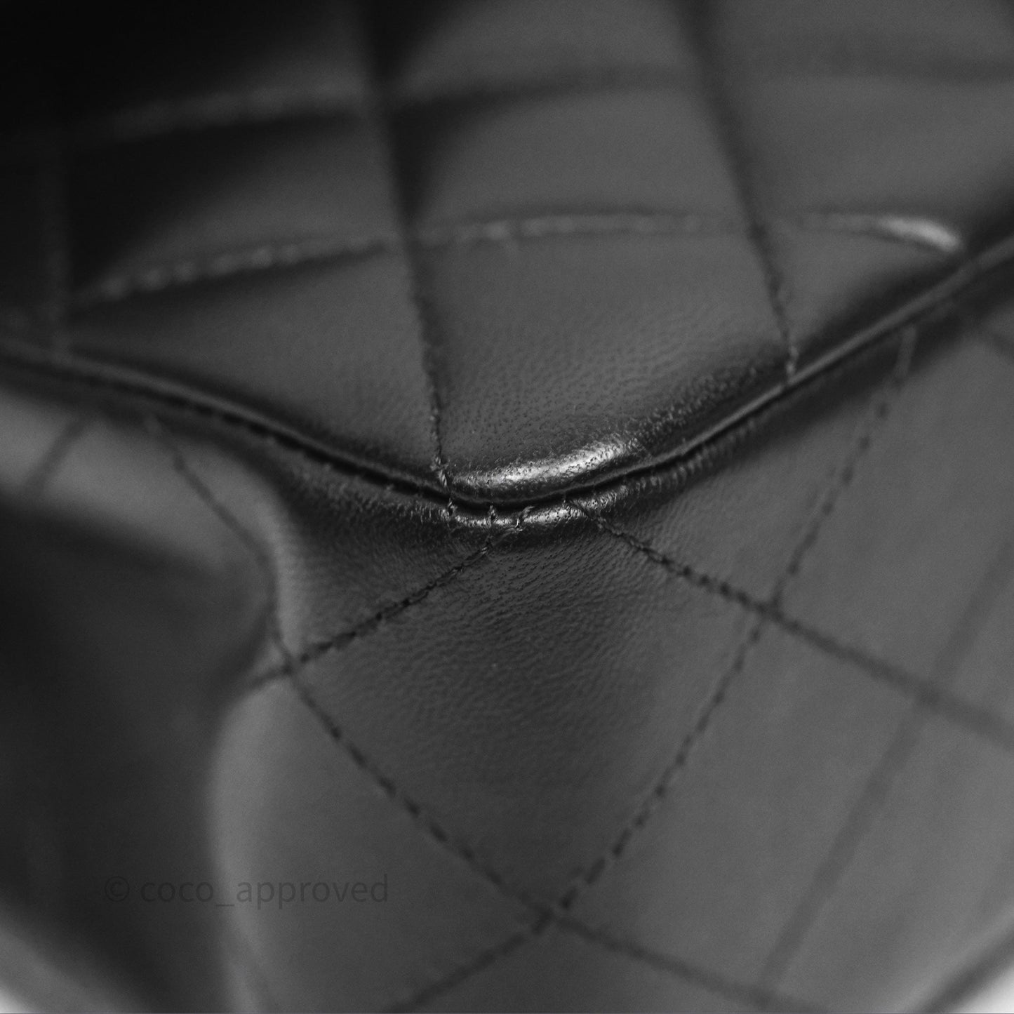 Chanel Small Classic Flap Quilted Black Lambskin Gold Hardware
